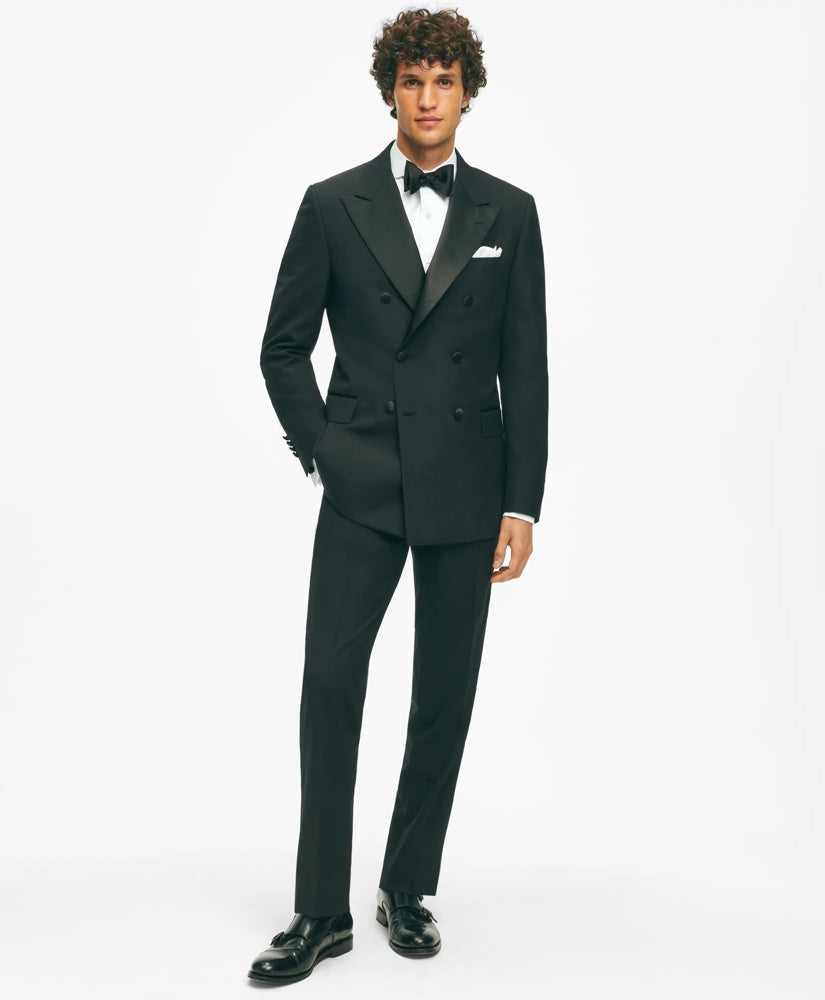 Black Fleece Pique Bib Londoner Collar Tuxedo Shirt in Sea Island Cotton | Brooks Brothers cheap