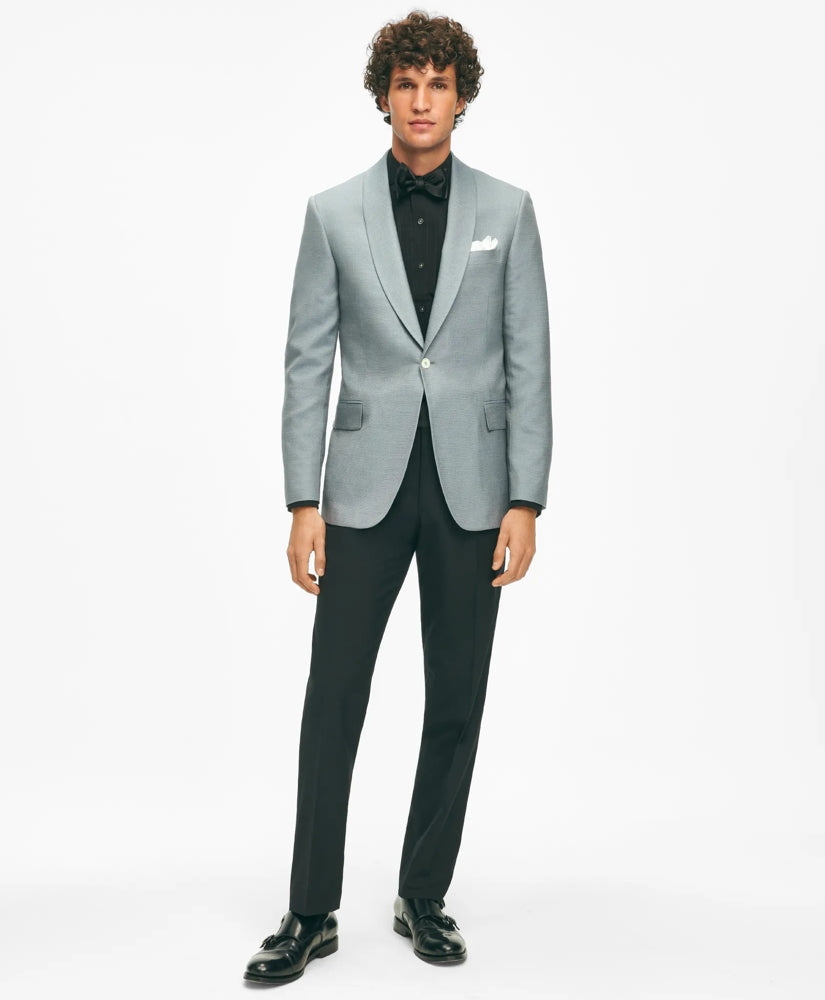 Black Fleece Pleated Londoner Collar Tuxedo Shirt in Sea Island Cotton | Brooks Brothers for sale