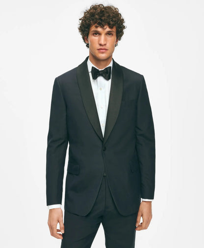 Black Fleece Shawl Collar Tuxedo in Silk-Linen | Brooks Brothers cheap