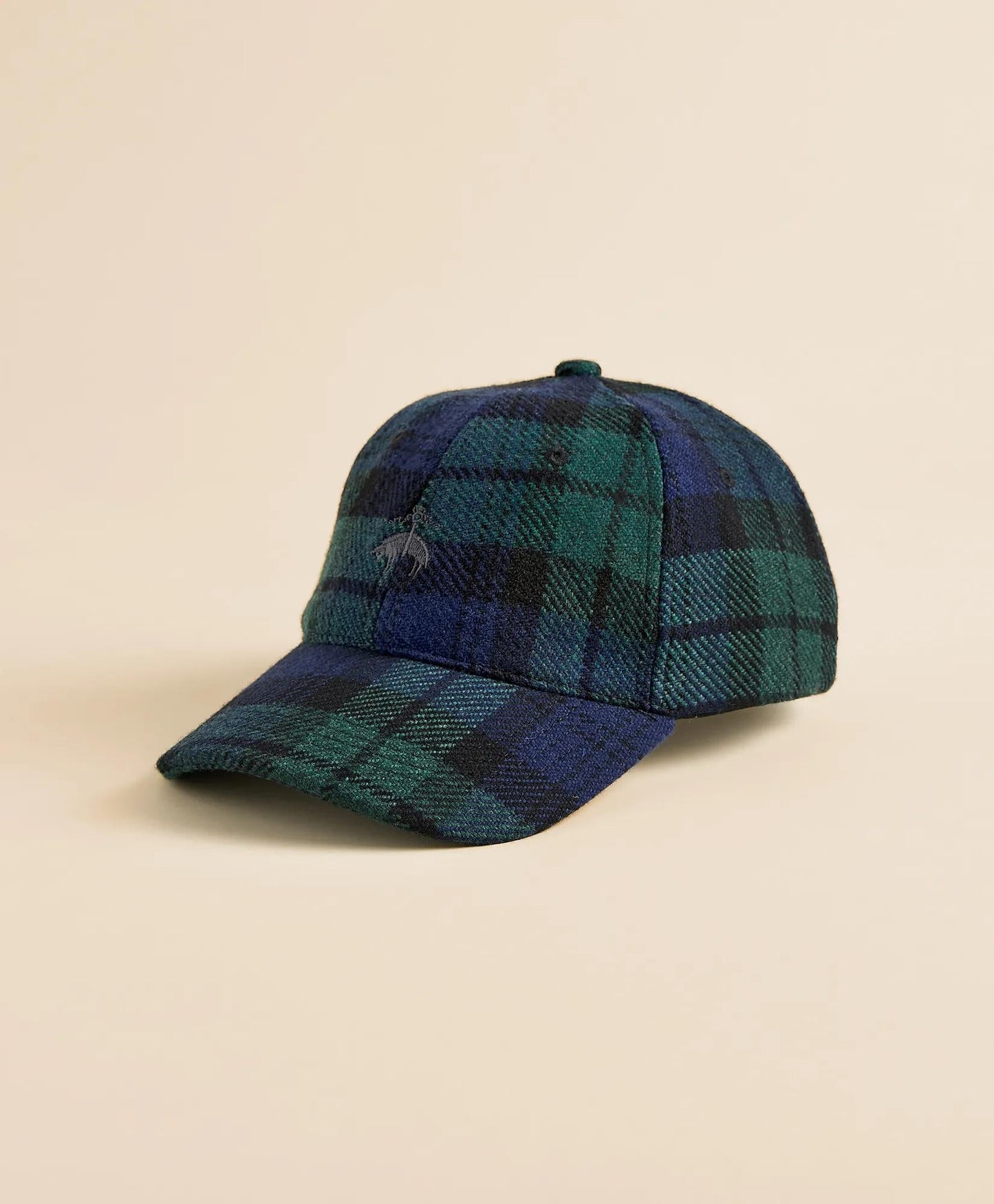 Black Watch Tartan & Leather Trim Baseball Cap | Brooks Brothers sale