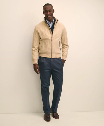 Bomber Jacket in Cotton Blend | Brooks Brothers sale