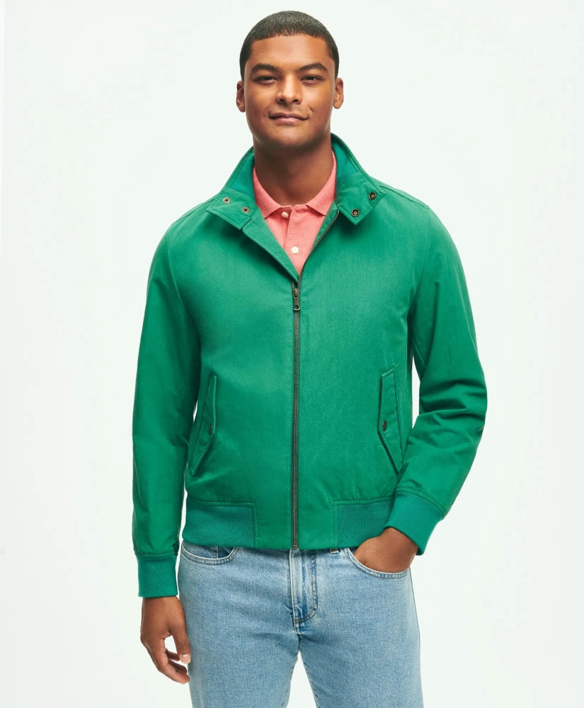 Bomber Jacket in Cotton Blend | Brooks Brothers sale - US 8195
