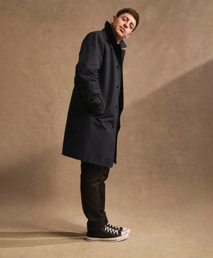 Bonded Cotton Top Coat with Removable Liner in Black Watch | Brooks Brothers online shop