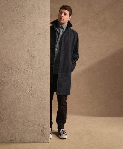 Bonded Cotton Top Coat with Removable Liner in Black Watch | Brooks Brothers online shop