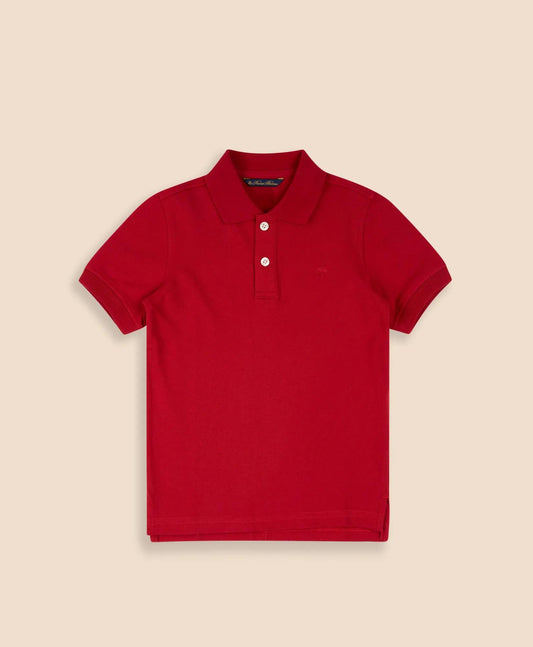 Boys Cotton-Blend Pique Polo Shirt | Brooks Brothers online shop