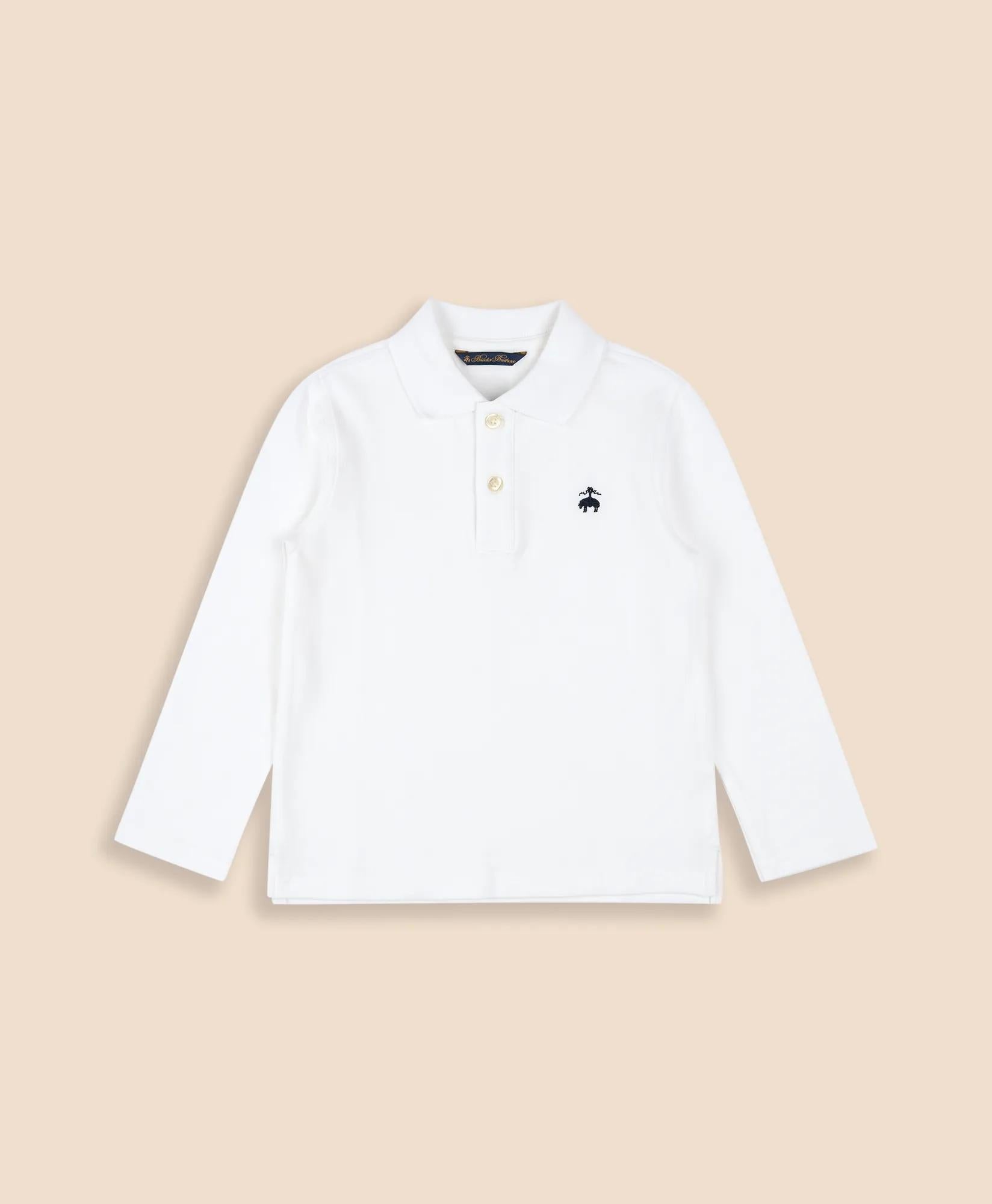 Boys Cotton-Blend Pique Polo Shirt | Brooks Brothers sale