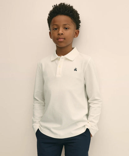 Boys Cotton-Blend Pique Polo Shirt | Brooks Brothers sale - US 2948