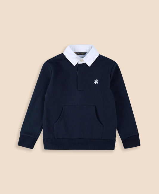 Boys Cotton-Blend Rugby Sweatshirt | Brooks Brothers on sale