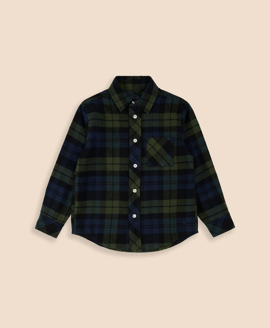 Boys Cotton Brushed Flannel Shirt | Brooks Brothers cheap