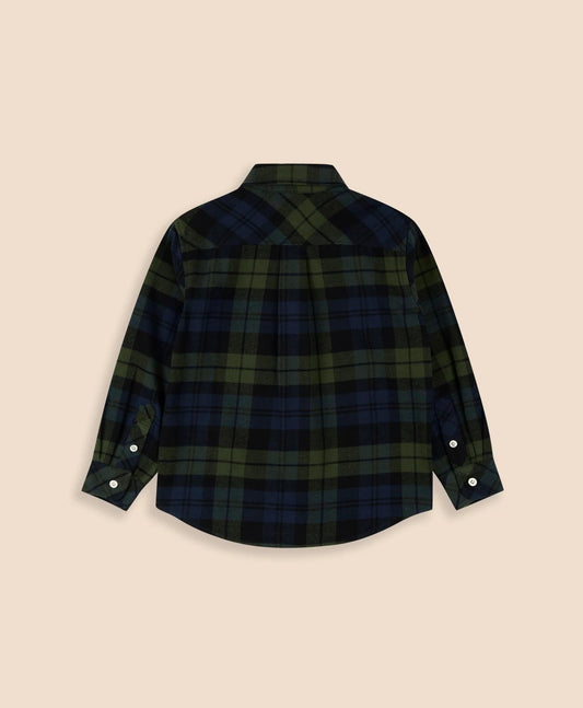 Boys Cotton Brushed Flannel Shirt | Brooks Brothers cheap