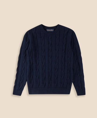 Boys Cotton Cable Sweater | Brooks Brothers online shop