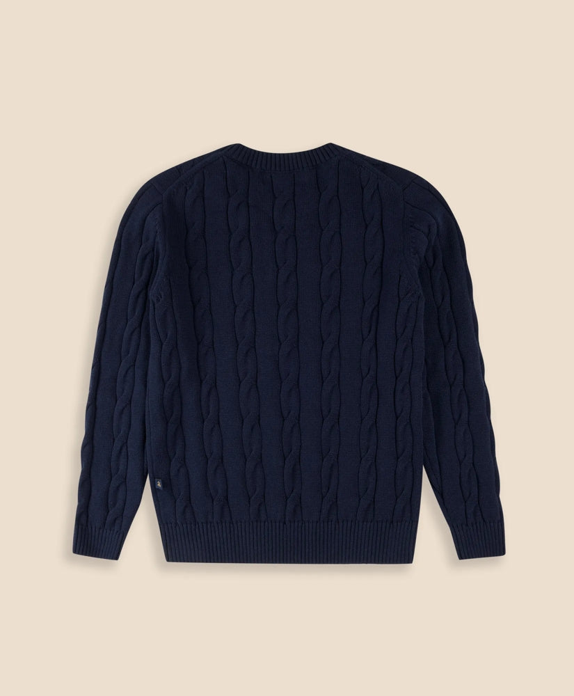 Boys Cotton Cable Sweater | Brooks Brothers online shop