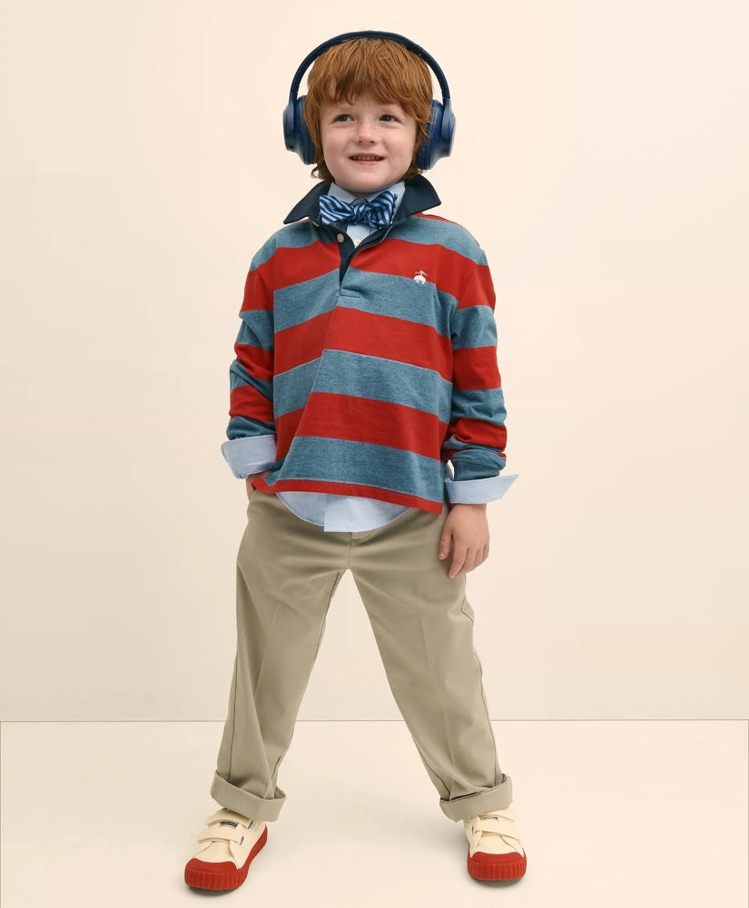 Boys Cotton Rugby Shirt | Brooks Brothers online