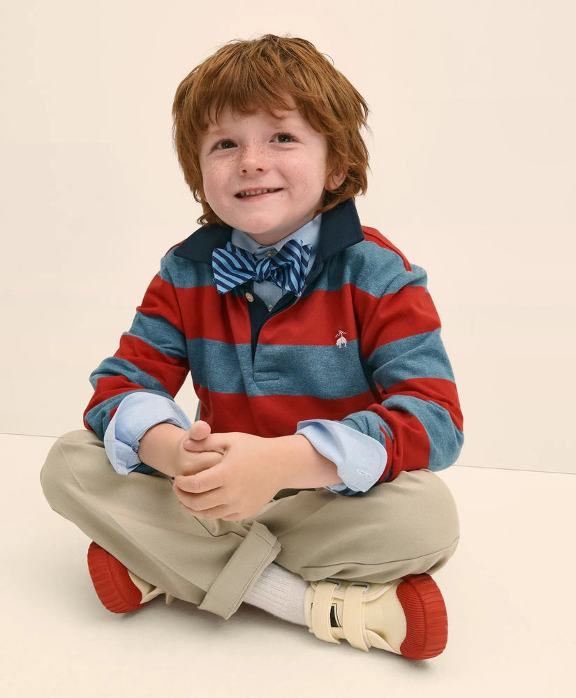 Boys Cotton Rugby Shirt | Brooks Brothers online