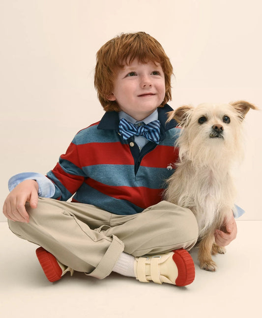 Boys Cotton Rugby Shirt | Brooks Brothers online