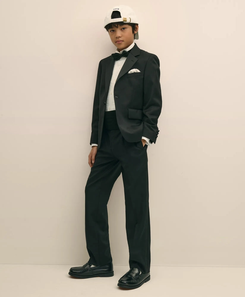 Boys Junior One-Button Tuxedo Jacket | Brooks Brothers sale