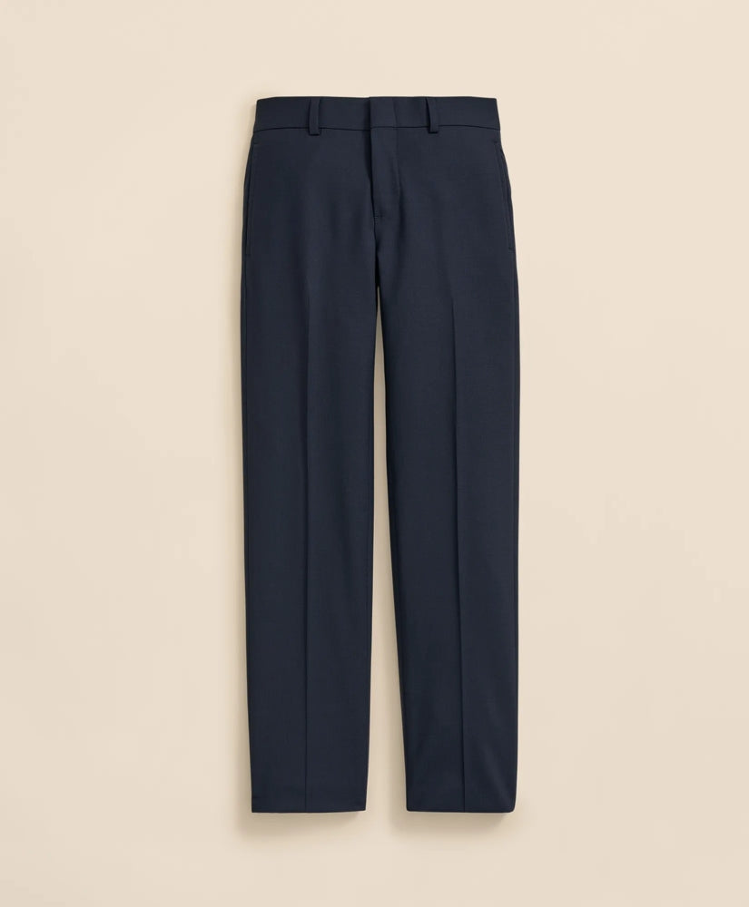 Boys Junior Plain-Front Wool Suit Pants | Brooks Brothers online shop
