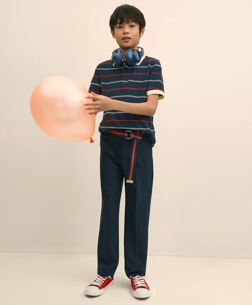 Boys Junior Plain-Front Wool Suit Pants | Brooks Brothers online shop