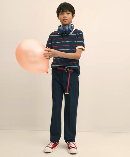 Boys Junior Plain-Front Wool Suit Pants | Brooks Brothers online shop