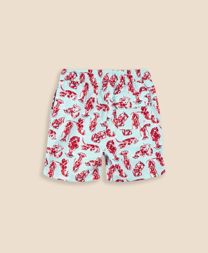 Boys Lobster Print Swim Trunks | Brooks Brothers online