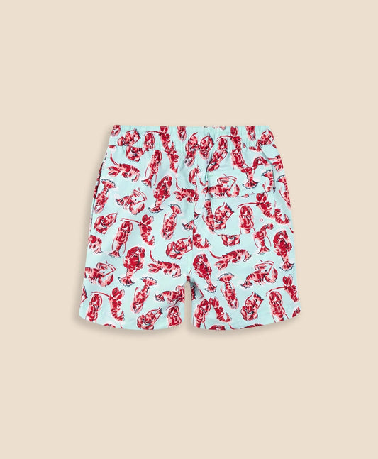 Boys Lobster Print Swim Trunks | Brooks Brothers online