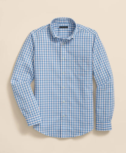 Boys Non-Iron Broadcloth Polo Button-Down Collar Check Sport Shirt | Brooks Brothers sale