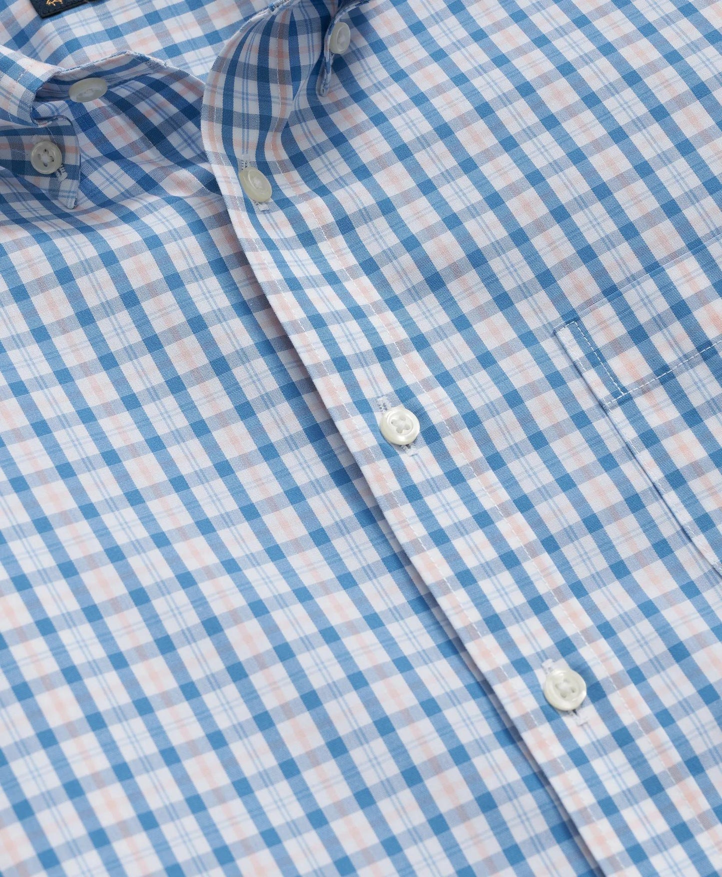 Boys Non-Iron Broadcloth Polo Button-Down Collar Check Sport Shirt | Brooks Brothers sale