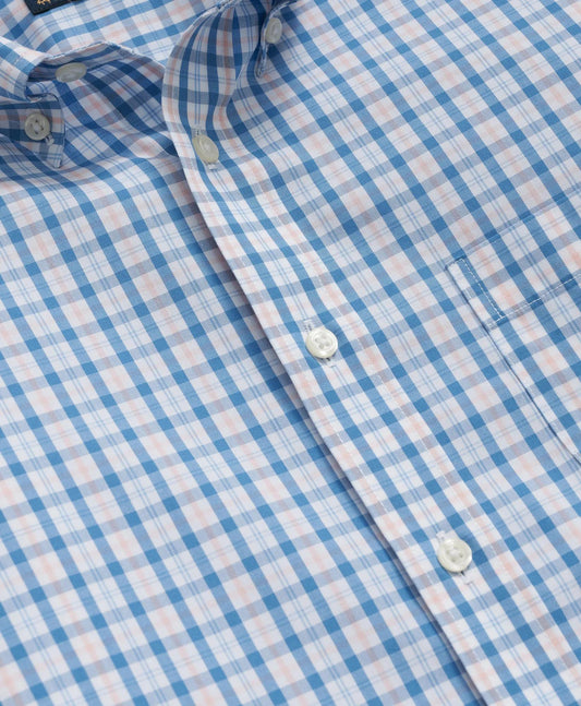 Boys Non-Iron Broadcloth Polo Button-Down Collar Check Sport Shirt | Brooks Brothers sale