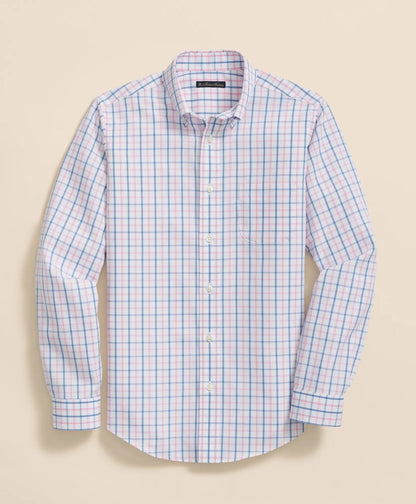 Boys Non-Iron Broadcloth Polo Button-Down Collar Check Sport Shirt | Brooks Brothers sale - US 2907