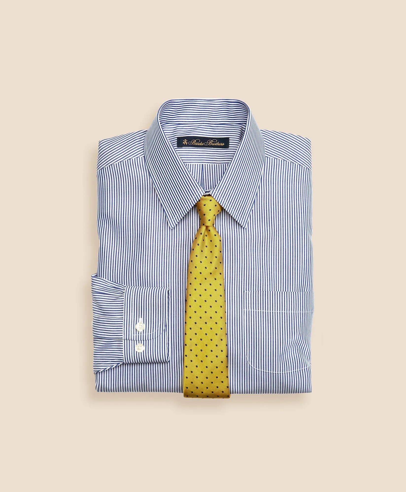 Boys Non-Iron Supima® Cotton Broadcloth Candy Stripe Dress Shirt | Brooks Brothers online