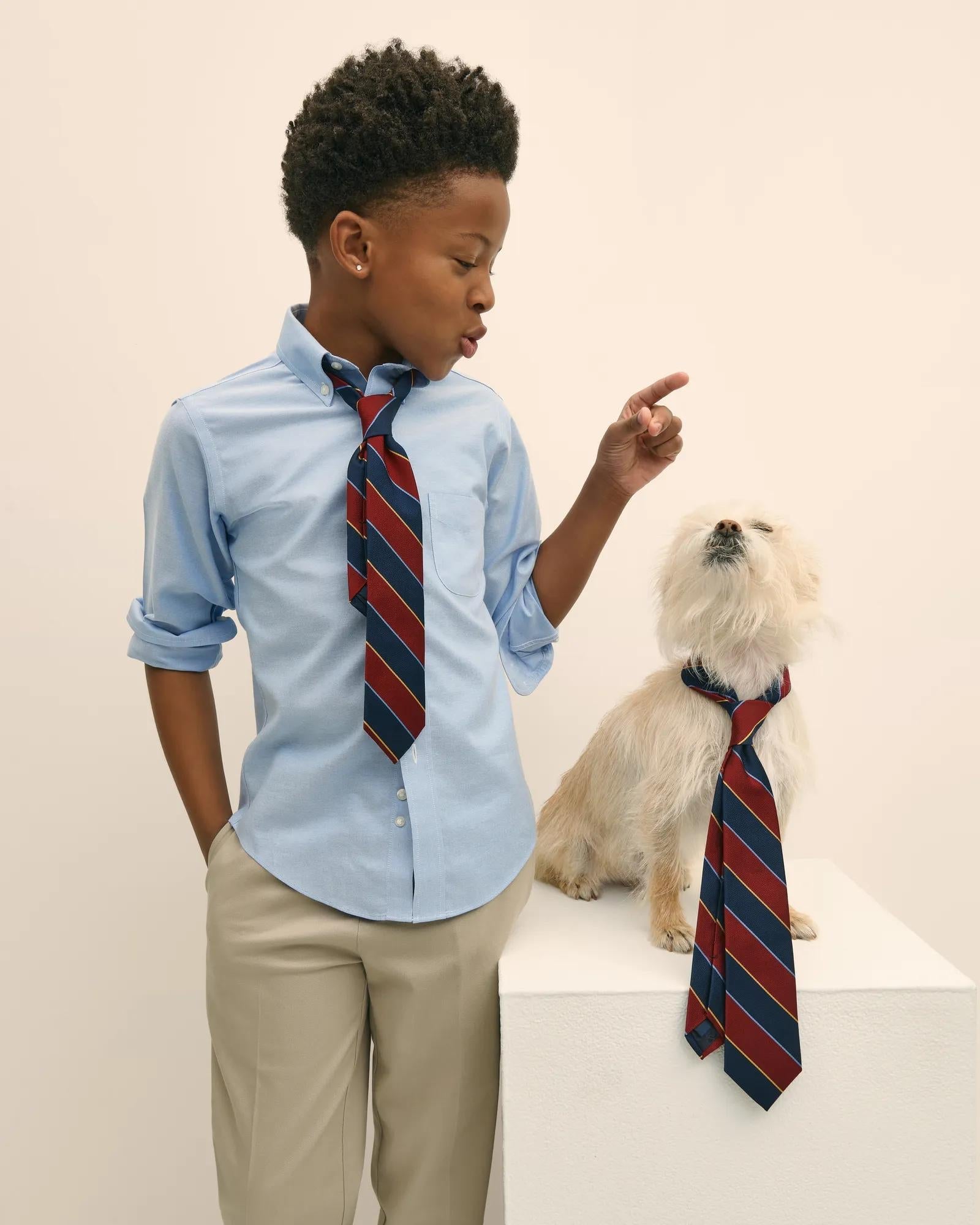 Boys Non-Iron Supima® Oxford Polo Button-Down Dress Shirt | Brooks Brothers sale