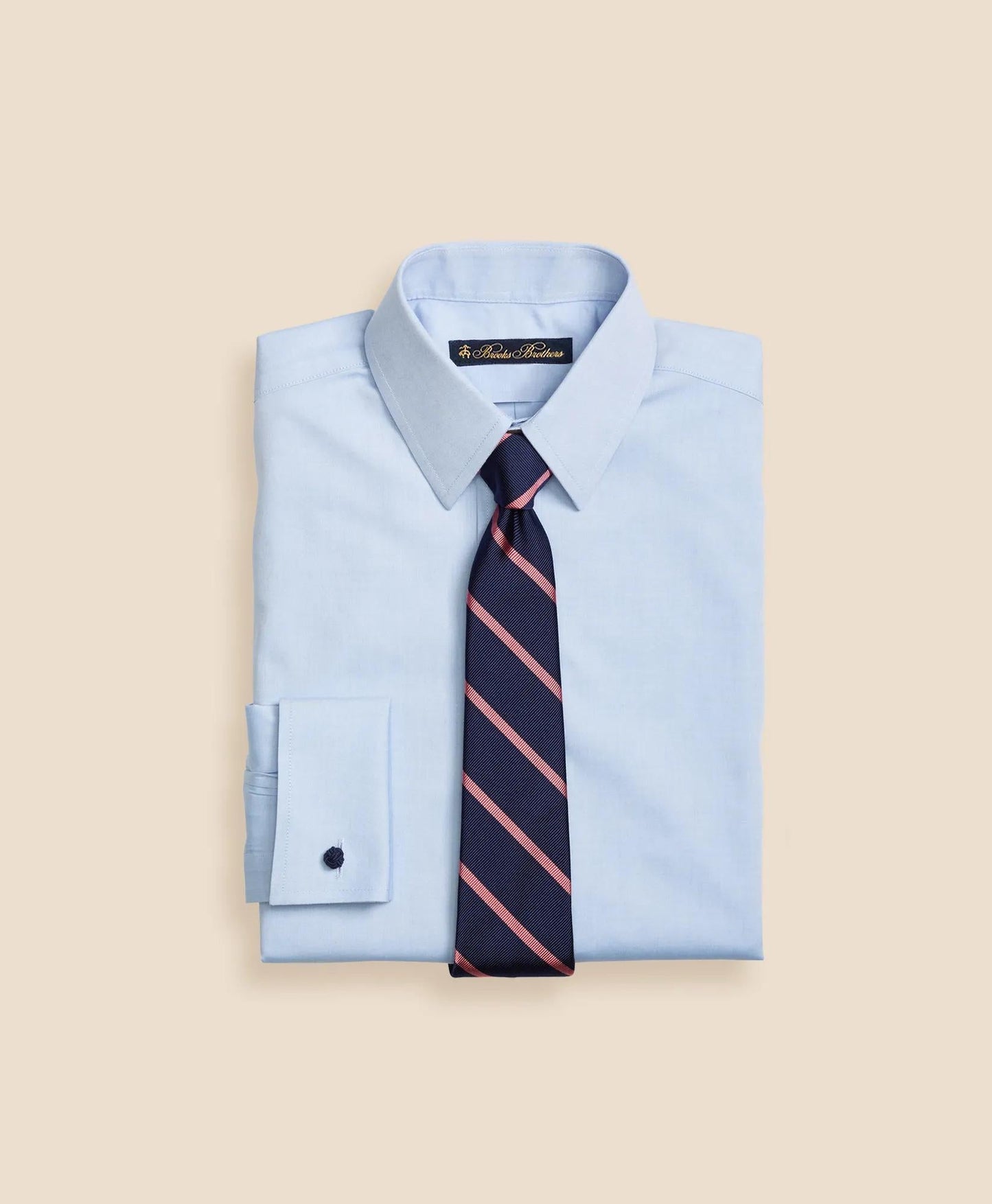 Boys Non-Iron Supima® Pinpoint Cotton French Cuff Dress Shirt | Brooks Brothers for sale