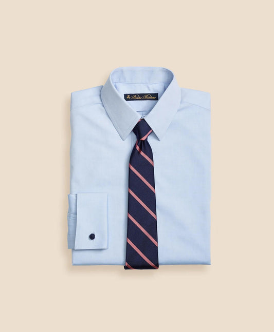 Boys Non-Iron Supima® Pinpoint Cotton French Cuff Dress Shirt | Brooks Brothers for sale