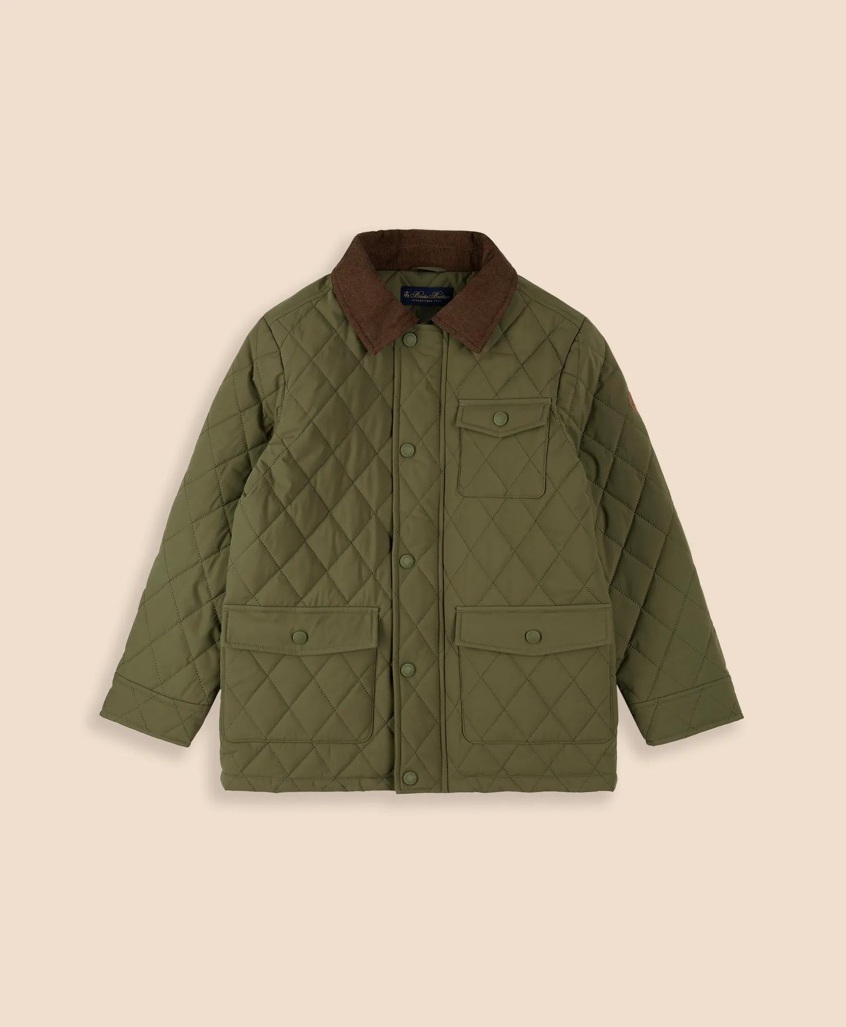 Boys Quilted Jacket | Brooks Brothers sale