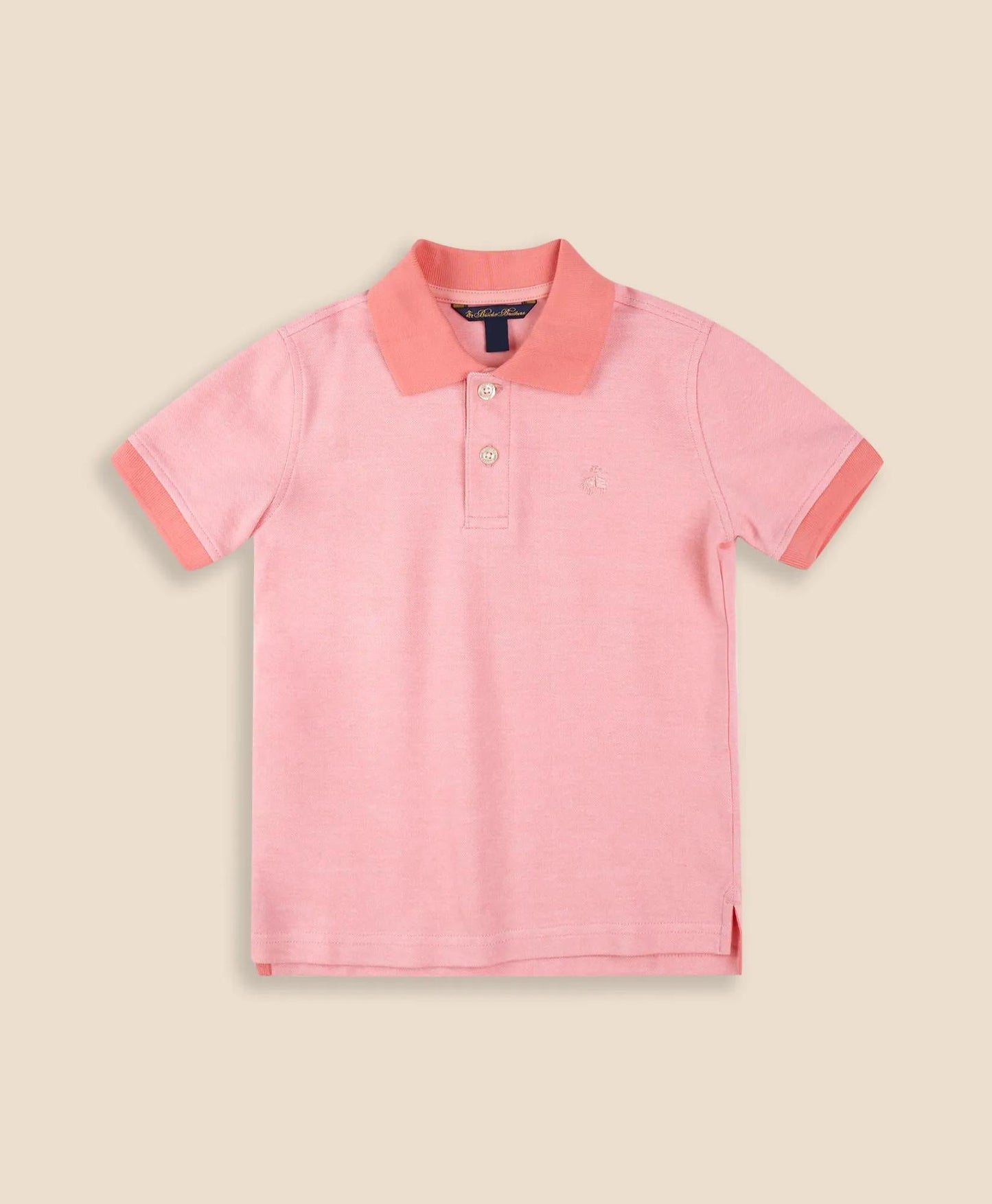 Boys Stretch Cotton Contrast Pique Polo Shirt | Brooks Brothers discount