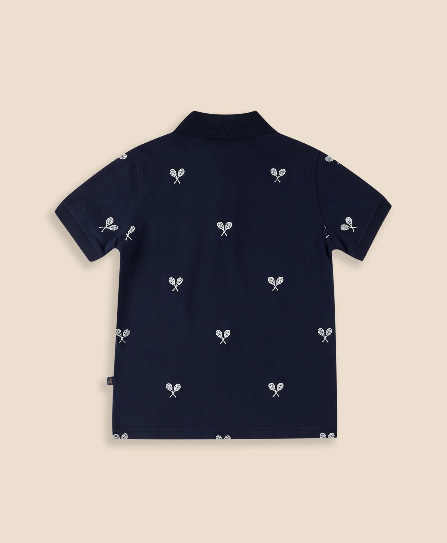 Boys Stretch Cotton Tennis- Racquet- Embroidered Pique Polo Shirt | Brooks Brothers cheap