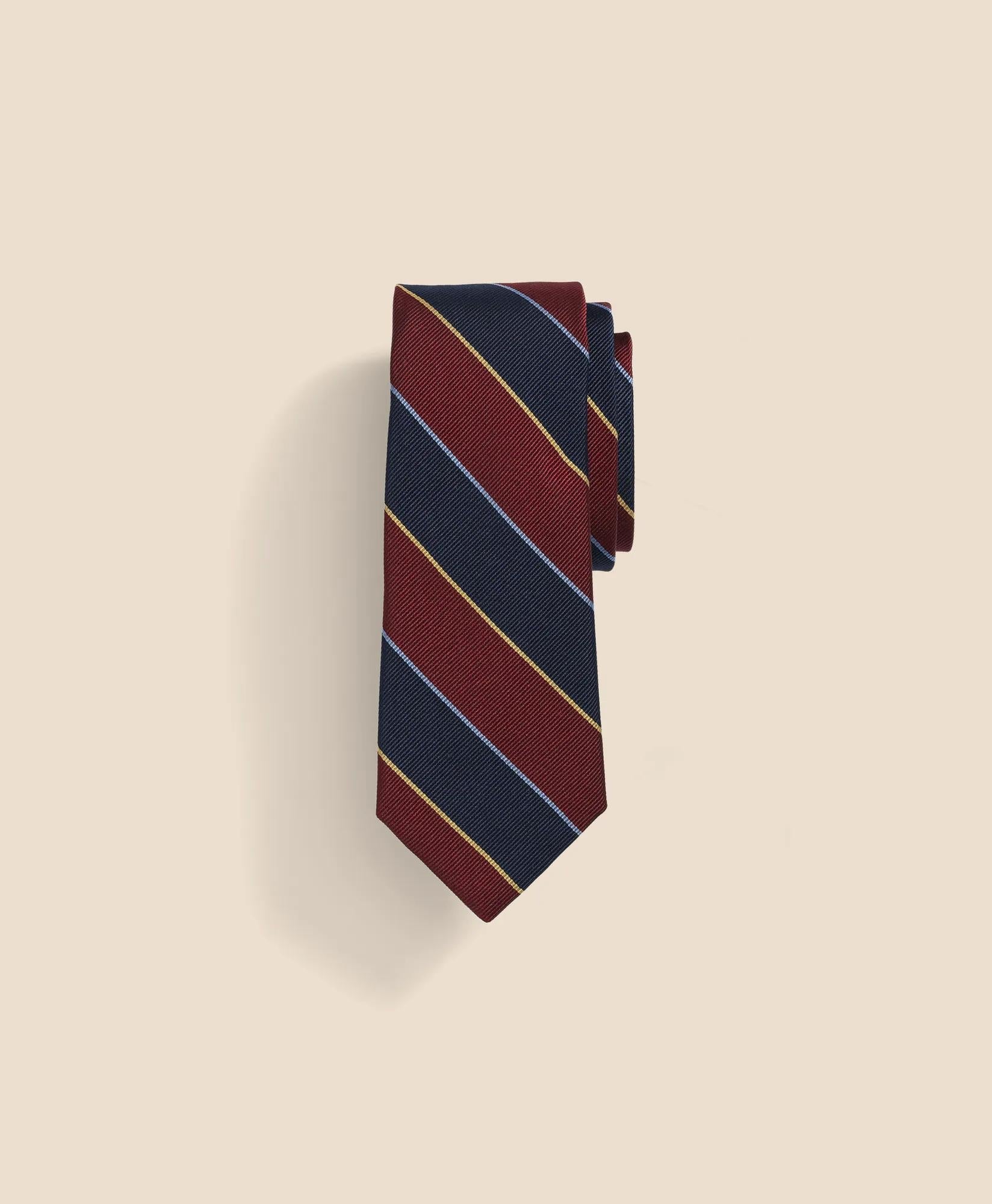 Boys Stripe Silk Tie | Brooks Brothers for sale