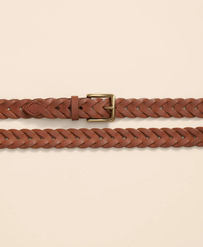 Braided Leather Belt | Brooks Brothers for sale