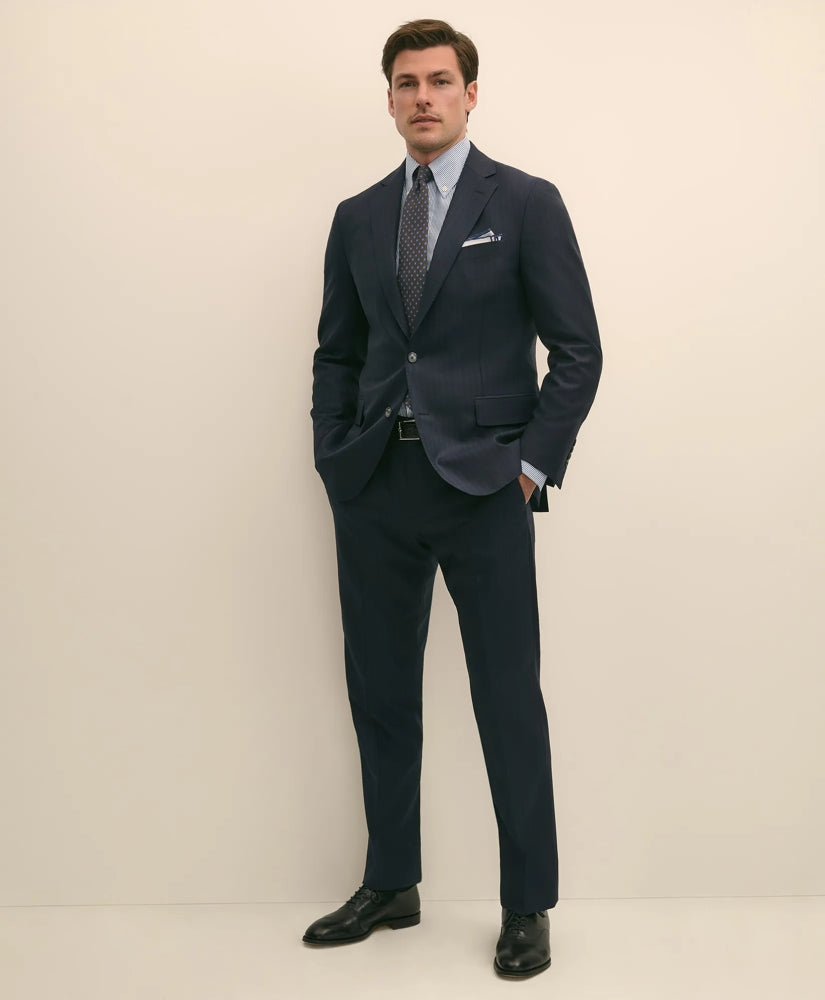 Brooks Brothers Explorer Collection Classic Fit Wool Bold Stripe Suit Jacket | Brooks Brothers on sale