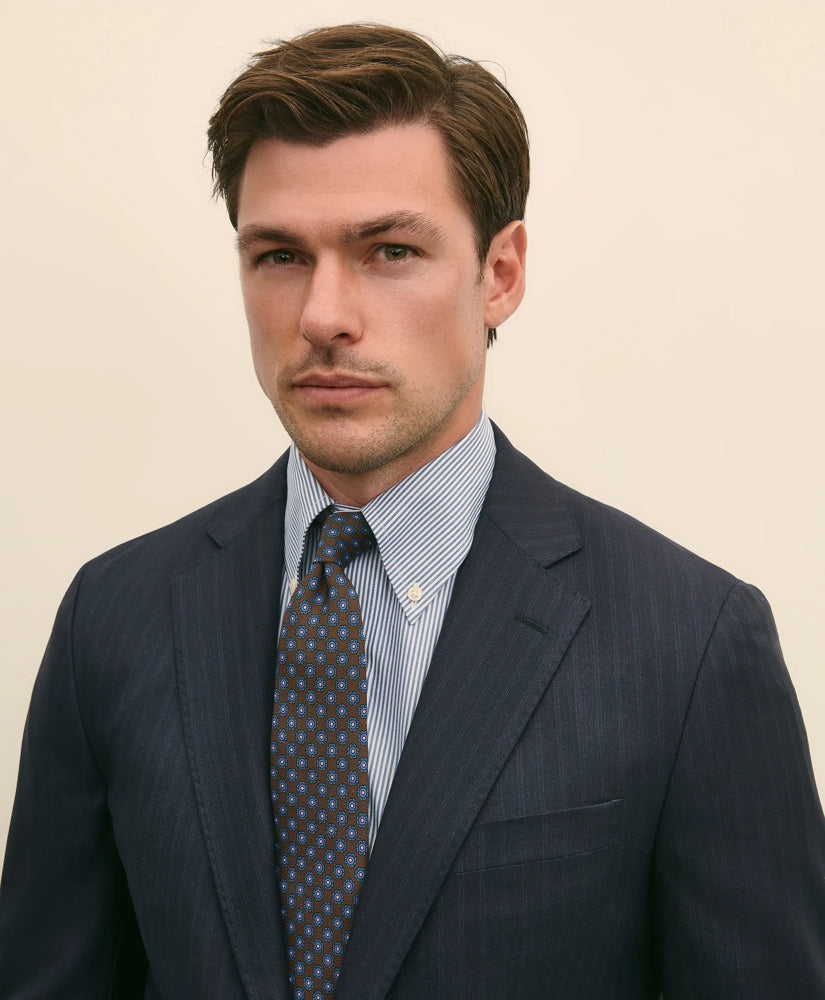 Brooks Brothers Explorer Collection Classic Fit Wool Bold Stripe Suit Jacket | Brooks Brothers on sale