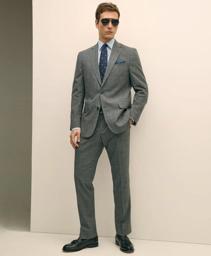 Brooks Brothers Explorer Collection Classic Fit Wool Check Suit Pants | Brooks Brothers discount