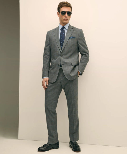 Brooks Brothers Explorer Collection Classic Fit Wool Check Suit Pants | Brooks Brothers discount