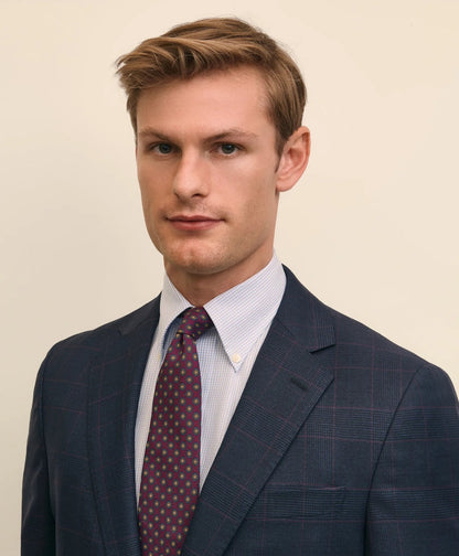 Brooks Brothers Explorer Collection Classic Fit Wool Overcheck Suit Jacket | Brooks Brothers online shop