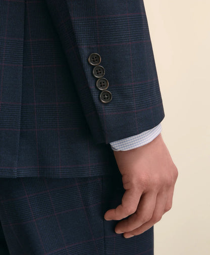 Brooks Brothers Explorer Collection Classic Fit Wool Overcheck Suit Jacket | Brooks Brothers online shop
