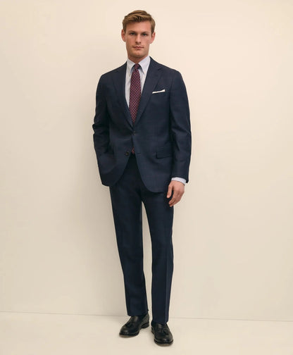 Brooks Brothers Explorer Collection Classic Fit Wool Overcheck Suit Pants | Brooks Brothers discount