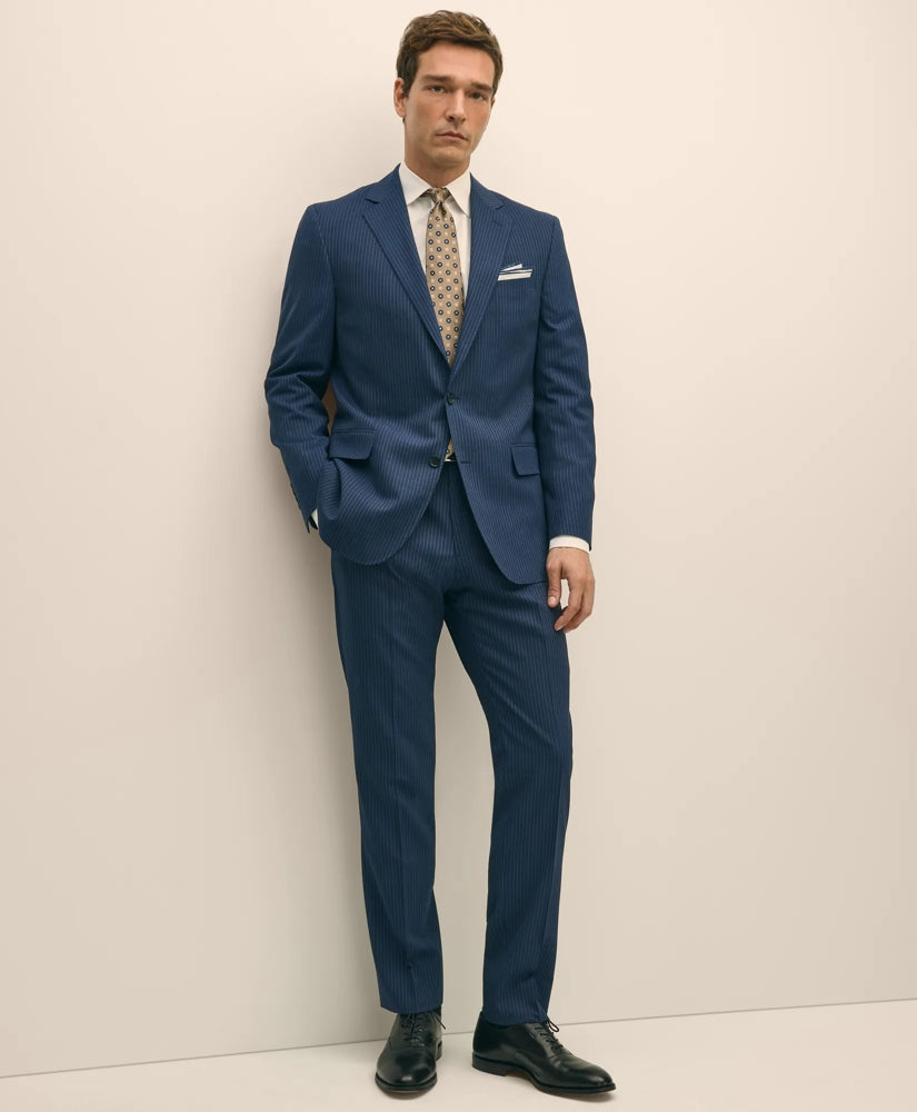 Brooks Brothers Explorer Collection Classic Fit Wool Pinstripe Suit Pants | Brooks Brothers discount