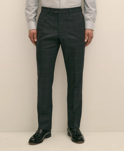 Brooks Brothers Explorer Collection Classic Fit Wool Windowpane Suit Pants | Brooks Brothers cheap