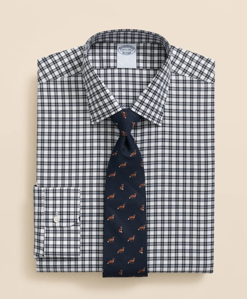 Brooks Brothers Explorer Collection Non-Iron Twill Ainley Collar Check, Dress Shirt | Brooks Brothers for sale