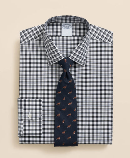 Brooks Brothers Explorer Collection Non-Iron Twill Ainley Collar Check, Dress Shirt | Brooks Brothers for sale