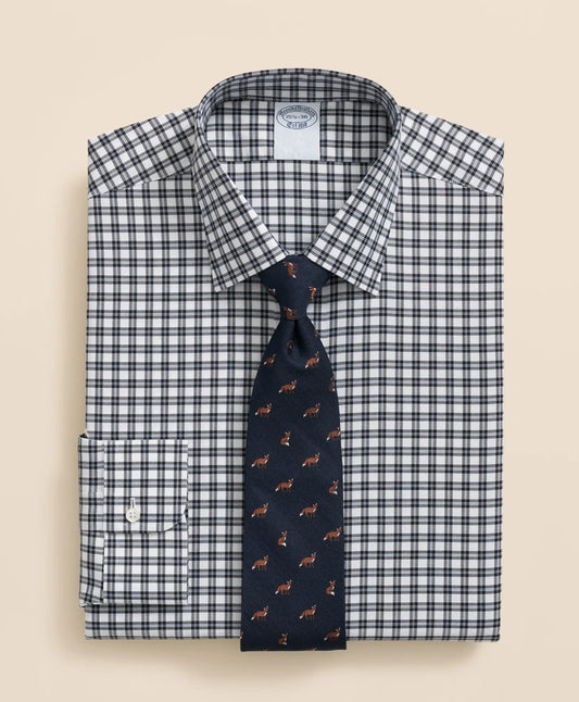 Brooks Brothers Explorer Collection Non-Iron Twill Ainley Collar Check, Dress Shirt | Brooks Brothers for sale